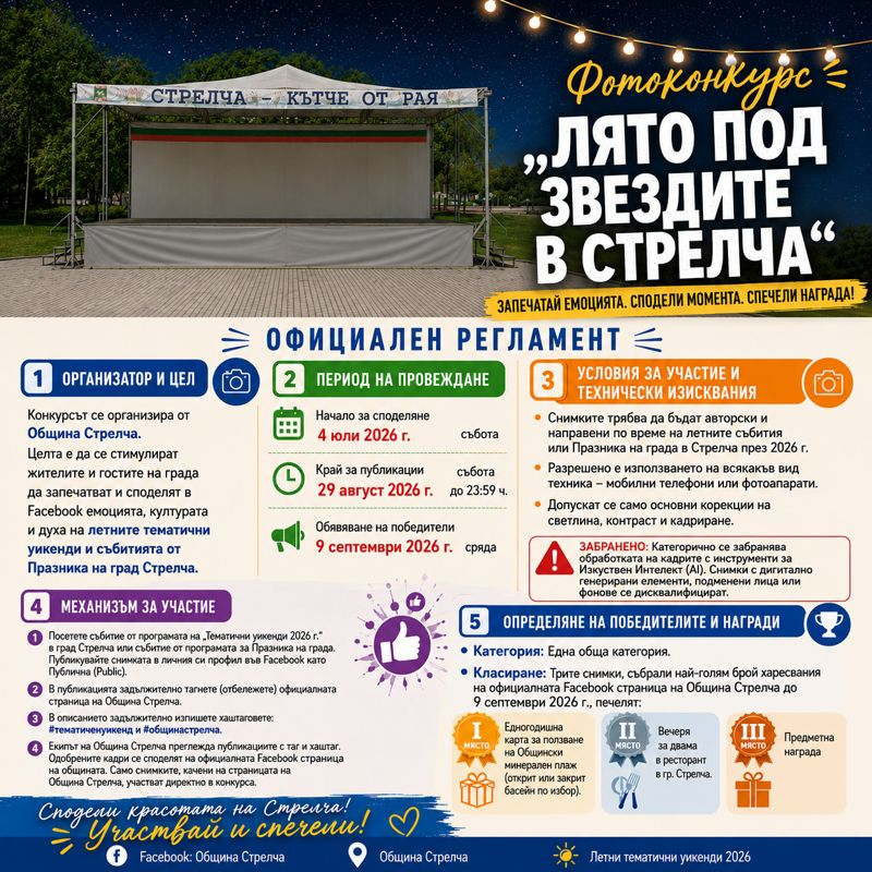 Photo Konkurs Liato Pod Zvezdite V Strelcha